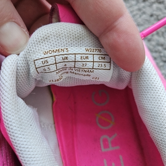 Cole Haan Grand Zero ombre pink white sneakers size 6.5 - Picture 3 of 7